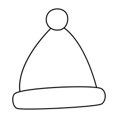 Christmas hat icon.