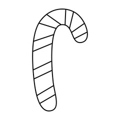 Merry Christmas Candy Cane icon.