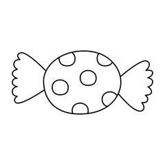 Christmas candy icon