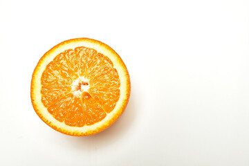 orange isolated on white background large