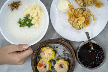 Chinese Porridge and Dimsum