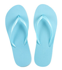 pair of flip flops isolated - 527088536