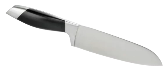 Fotobehang  chef's knife isolated © conzorb