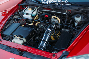 Fototapeta premium engine of car