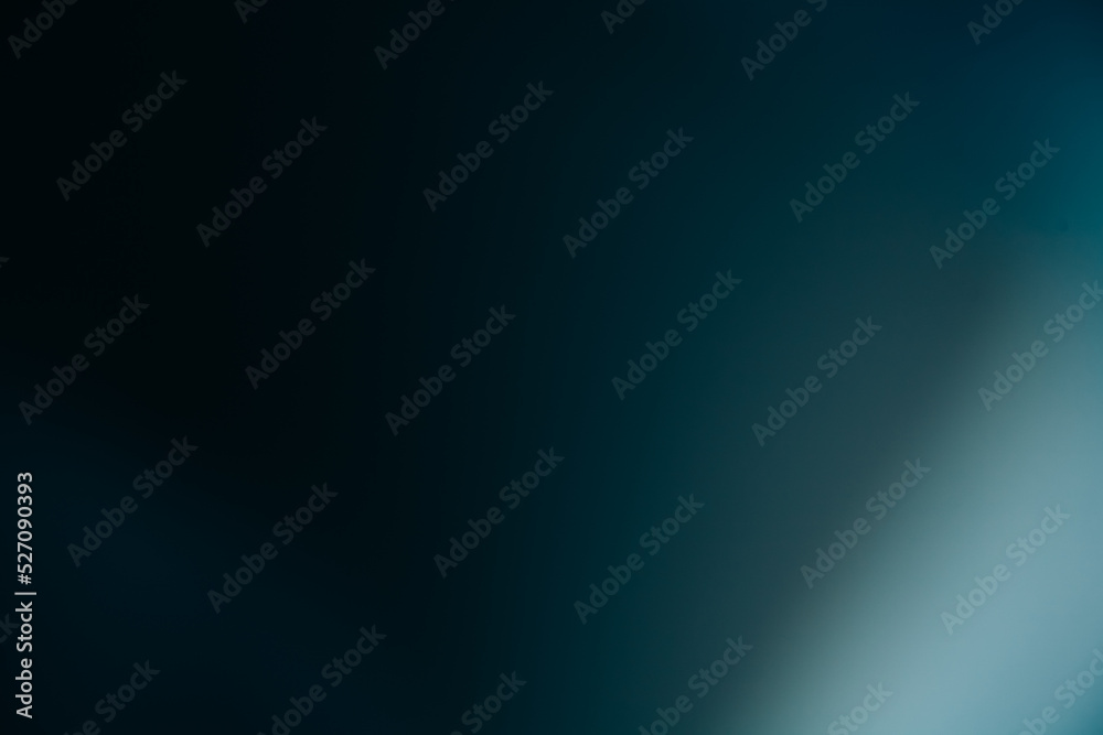Wall mural blur glow background. light flare. bokeh beam reflection. defocused blue white color gradient rays o