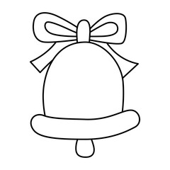 Christmas bell icon.