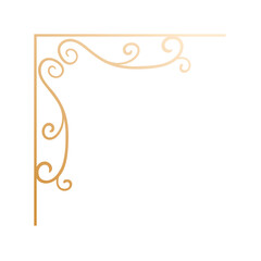 classic corner border gradient