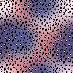 Seamless leopard pattern, animal print.