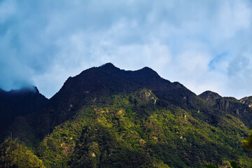 Fototapeta premium Mountain landscape in Peru.