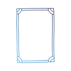 cute hand drawn photo frame