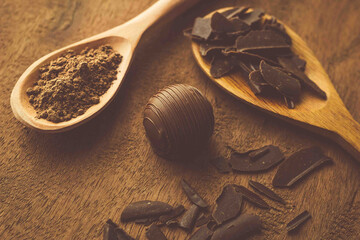 Trufa de chocolate - chocolate truffle - brazillian candy