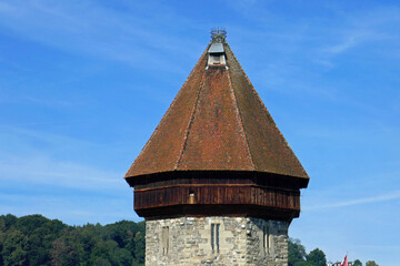 Kapellbrücke und Wasserturm in Luzern