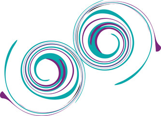 Abstract vector  wavy  lines background 