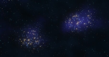 Fototapeta na wymiar Nebula background. Galaxy in the universe. 3d rendering. 