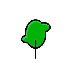 Christmas tree isolated on white background