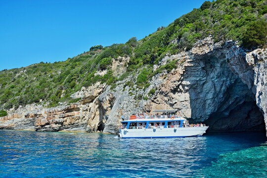 Greece,island Paxos-cruise in the Blue cave