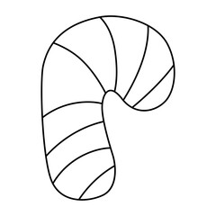 Merry Christmas Candy Cane icon.