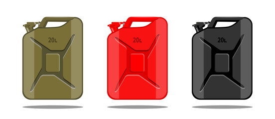 Set Canisters for carrying gasoline