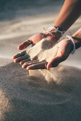 Sand in Desert Hands