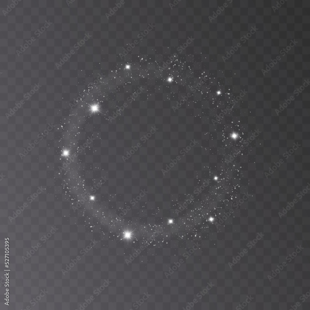 Poster light circle. light effect around a bright blue line. glowing shiny circle. png. eps vector