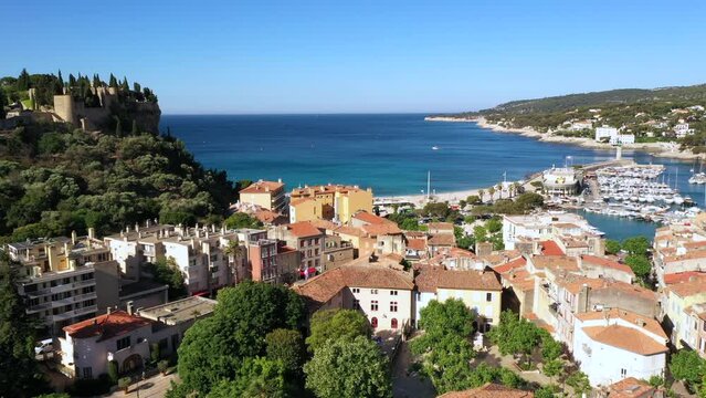 Aerial view of Casis France