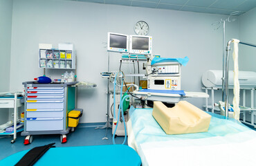 New technology emergency concept. Professional medical surgery equipment.