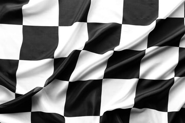 Checkered racing flag