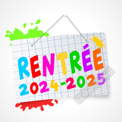 rentrée scolaire 2024 - 2025