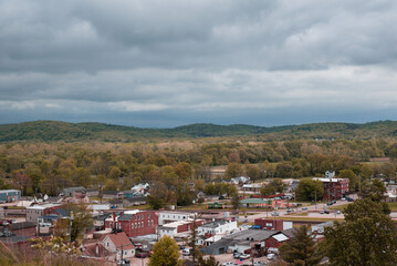 Overview of Old Small Town