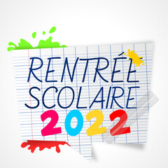 rentrée scolaire 2022 - 2023