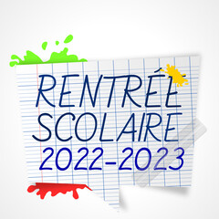 rentrée scolaire 2022 - 2023