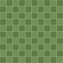 Plaid pattern wallpaper. Plaid pattern herringbone textured background. Sewing marks on green background. Sewing marks pattern wallpaper.