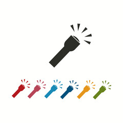 Icon Flashlight with different color