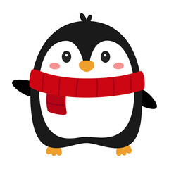 Cute penguin icon.