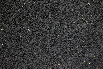 Black seeds background. Amaranth seeds. 