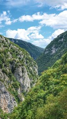 Barea in the Abruzzo mountains background