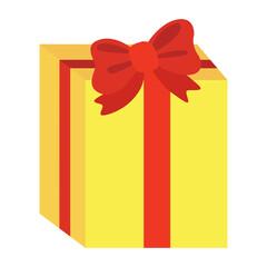 Gift box line outline icon.