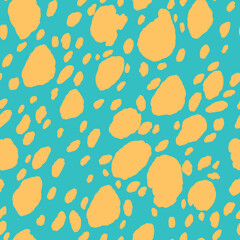 Abstract modern leopard seamless pattern. Animals trendy background. Color decorative vector stock illustration for print, card, postcard, fabric, textile. Modern ornament of stylized skin