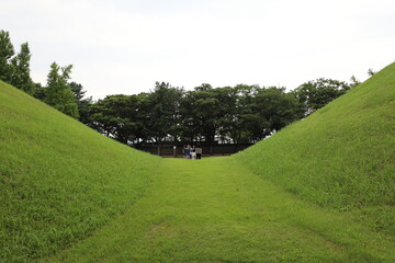 royal tomb of silla dynasty, korea