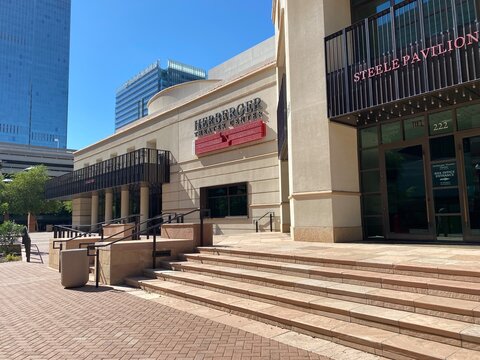 Phoenix, Arizona - August 22, 2022: Exterior Of The Herberger Theater Center For Arts In Downtown Phoenix
