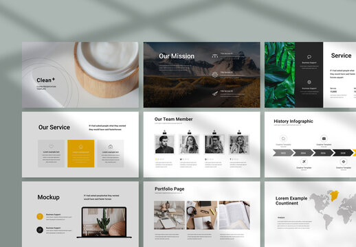 Clean Presentation Layout