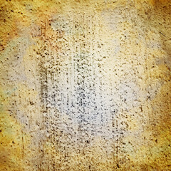 orange and yellow old wall texture or background