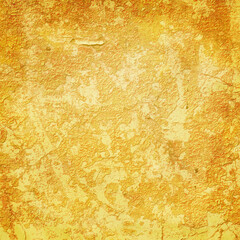 yellow old wall texture or background