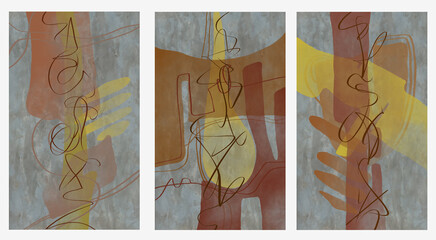 Abstract image for printing - digital painting © neurostructure