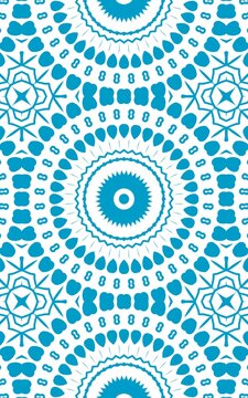 Fondo azul mandalas