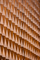 Diamond Patterned Wood Detail Photograph