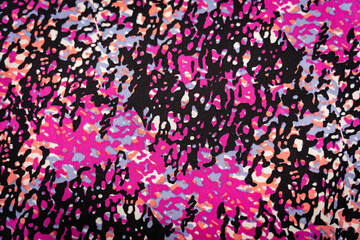 Pink and black abstract pattern fabric texture bg