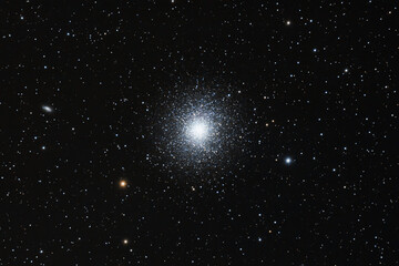 Messier 13 or M13 is a globular cluster of several hundred thousand stars in the constellation of...