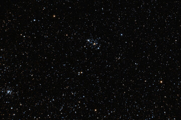 Messier 103 (also known as M103, or NGC 581) is an open cluster where a few hundred, mainly very faint, stars figure in Cassiopeia.