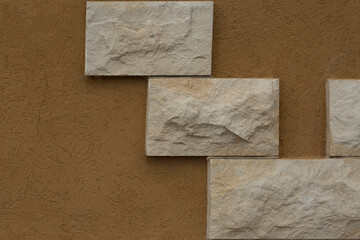 Texture of stone and plaster